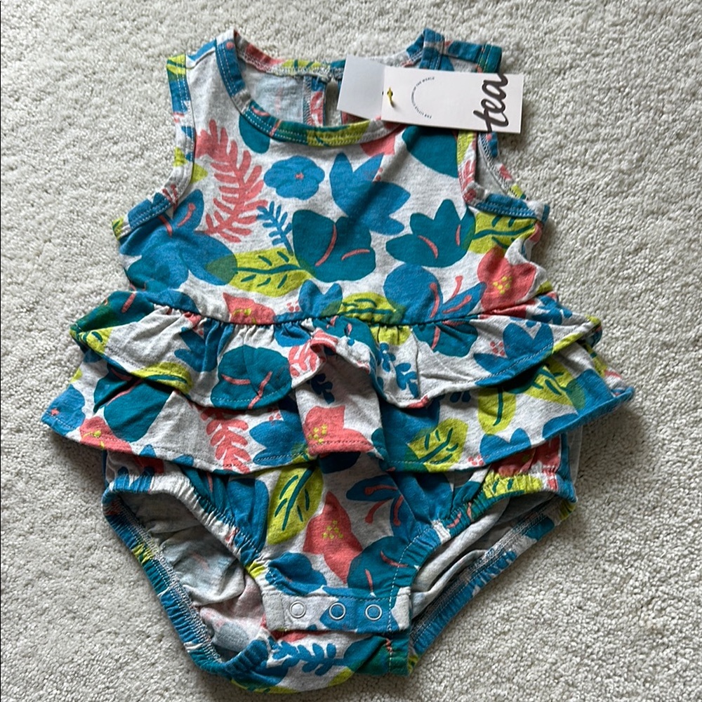 NWT Tea Collection Romper 9-12 mo
